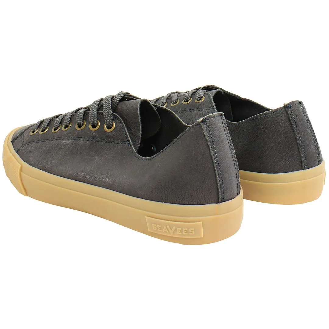 Seavees Army Issue Low Mens Black Plimsolls