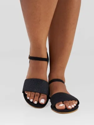 Shells Attic Sandals - Black