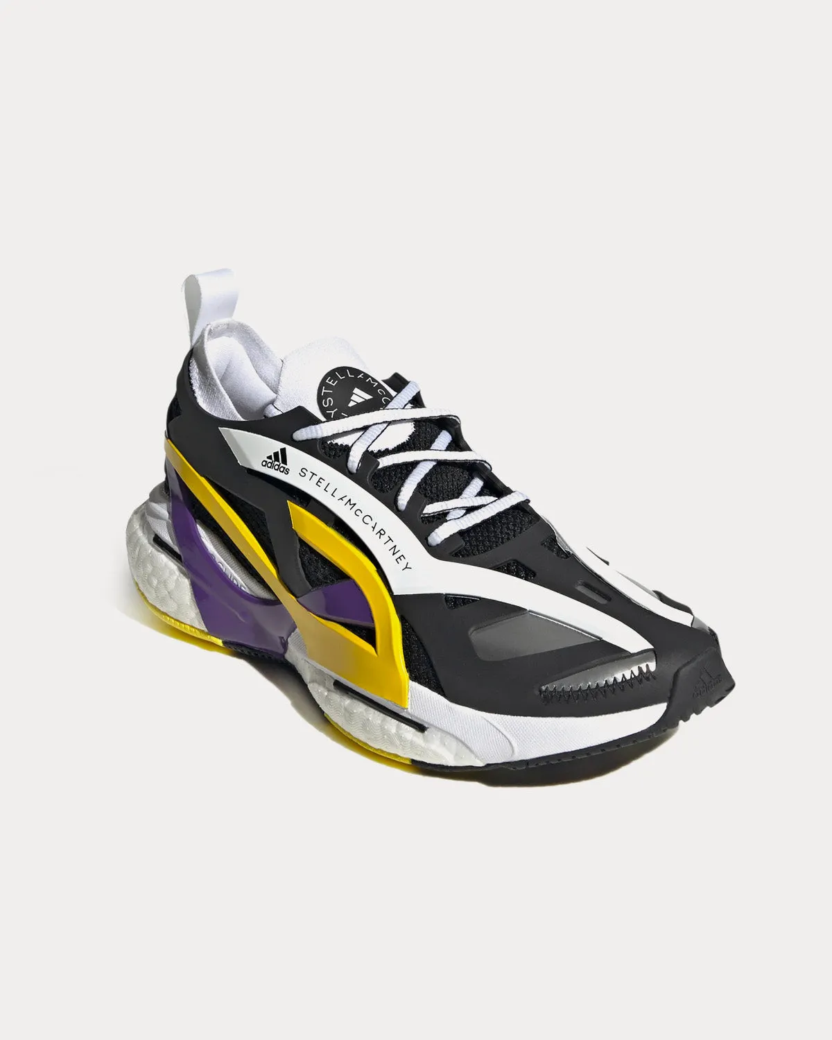 Solarglide Core Black / Active Purple / Shock Yellow Running Shoes