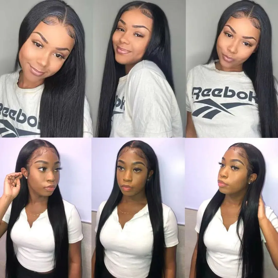 Straight Brazilian Virgin Human Hair Bundles  3 Pieces, 10-40 Inches