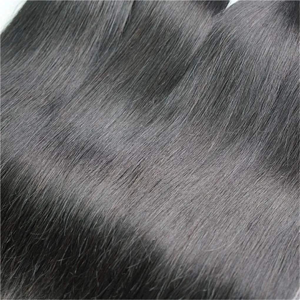 Straight Brazilian Virgin Human Hair Bundles  3 Pieces, 10-40 Inches