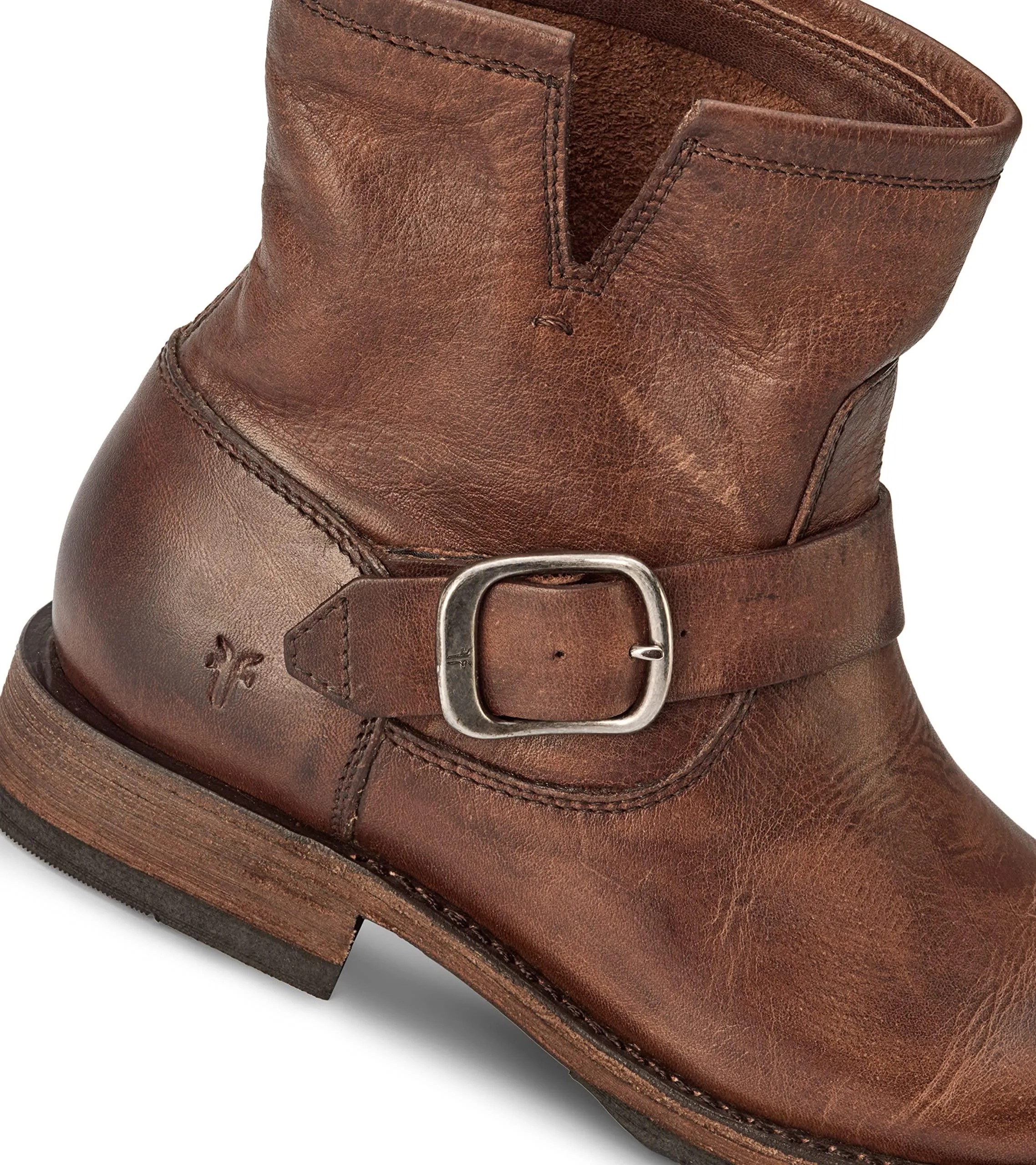 The Frye Company Womens Stone Veronica Bootie Size 7 Oiled Leather Boots