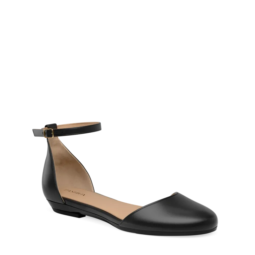 The Jocelyn - Coal Satin 3 Stiletto