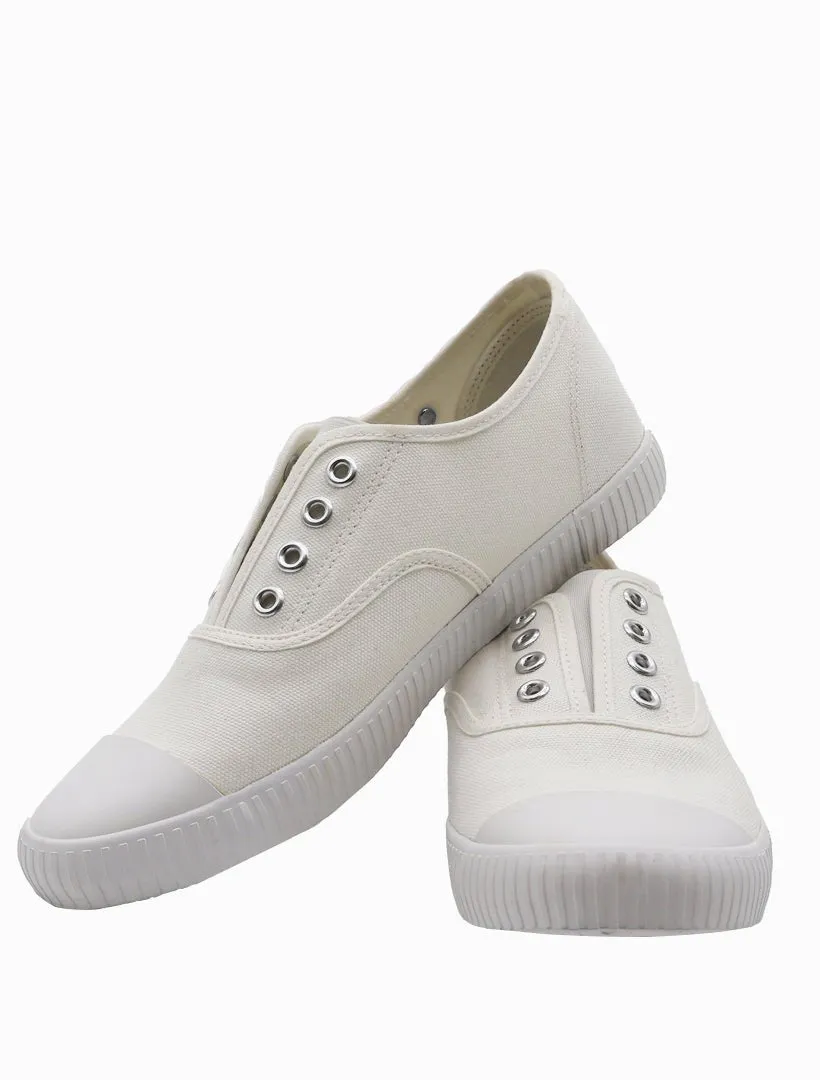 The Penny Plimsole White