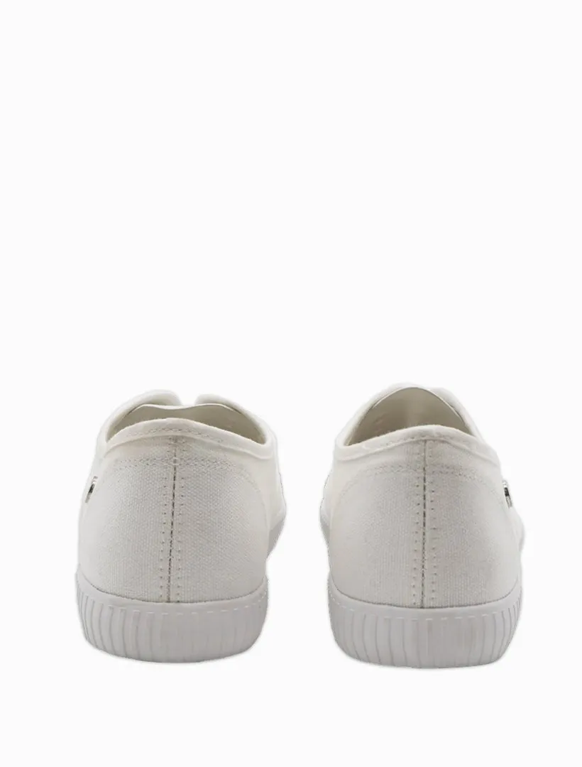 The Penny Plimsole White