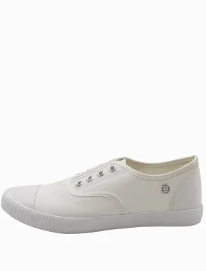 The Penny Plimsole White