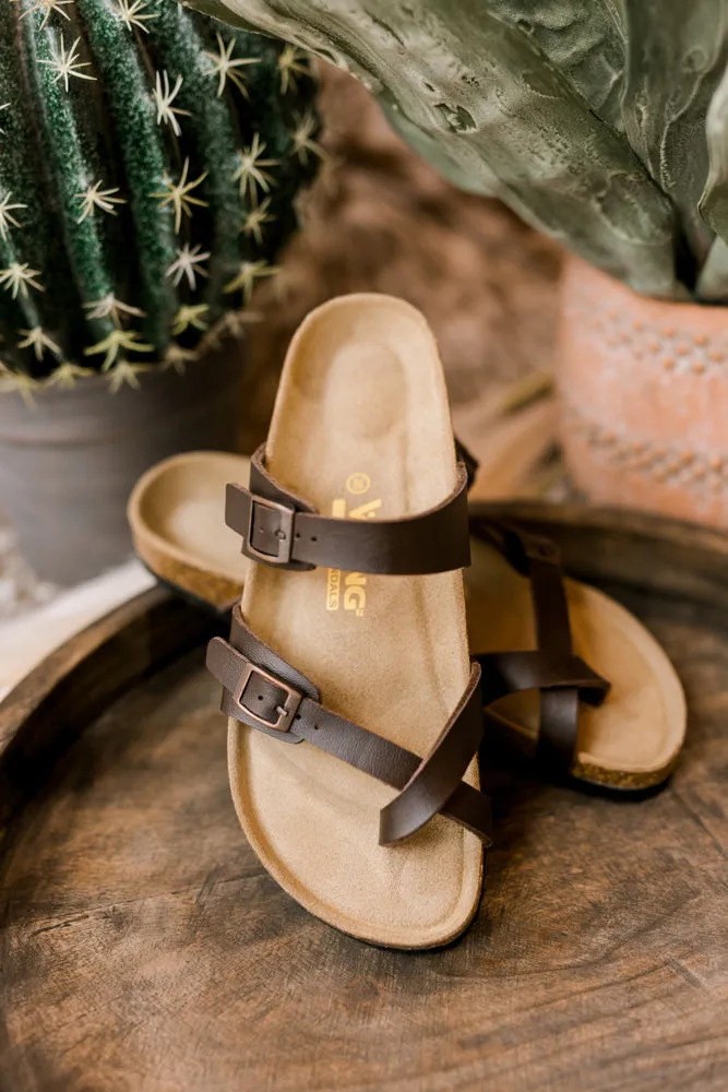 Viking Joan Sandals [Dark Brown]