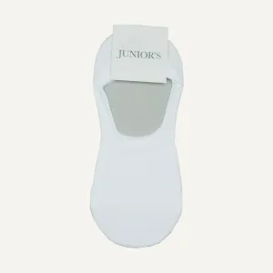 White No Show Sock