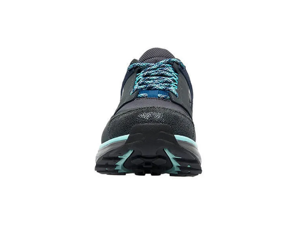 Womens Active Waterproof Bliss Grey Blue Hiking Shoes