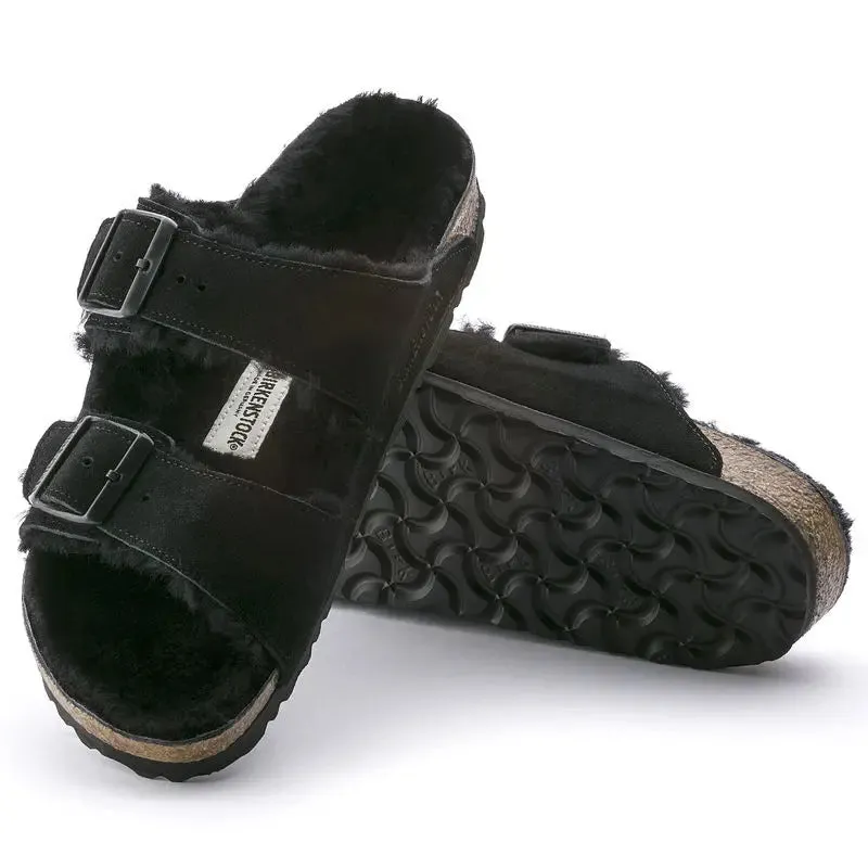 Women’s Birkenstock Arizona Shearling – Cozy Suede Sandal with Plush Lining