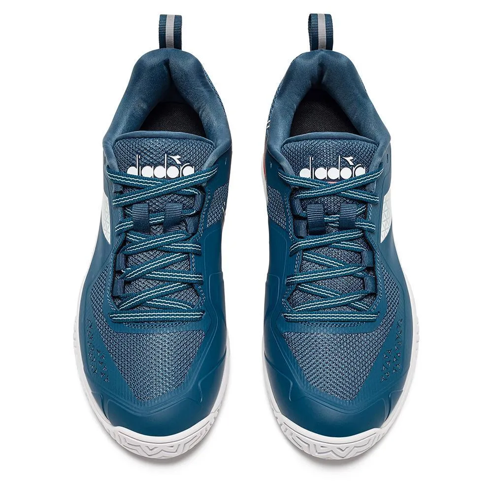 Women's Blushield Torneo 2 AG Tennis Shoes Legion Blue and White