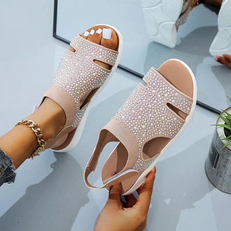 Women's Orthopedic Rhinestone Sandals