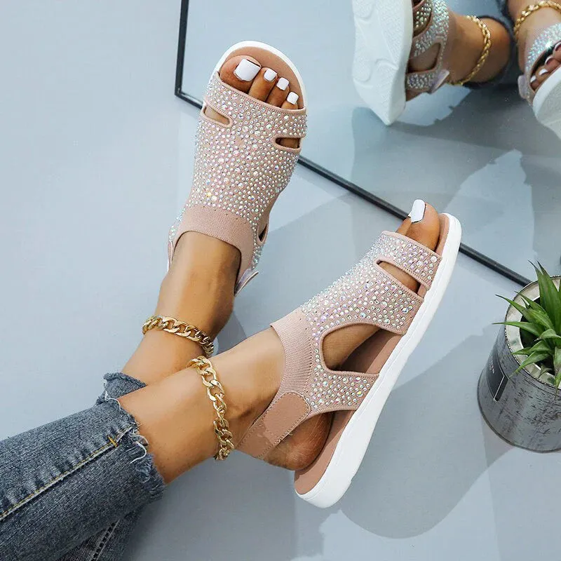 Women's Orthopedic Rhinestone Sandals