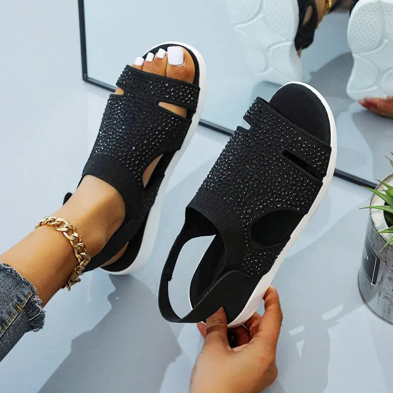 Women's Orthopedic Rhinestone Sandals